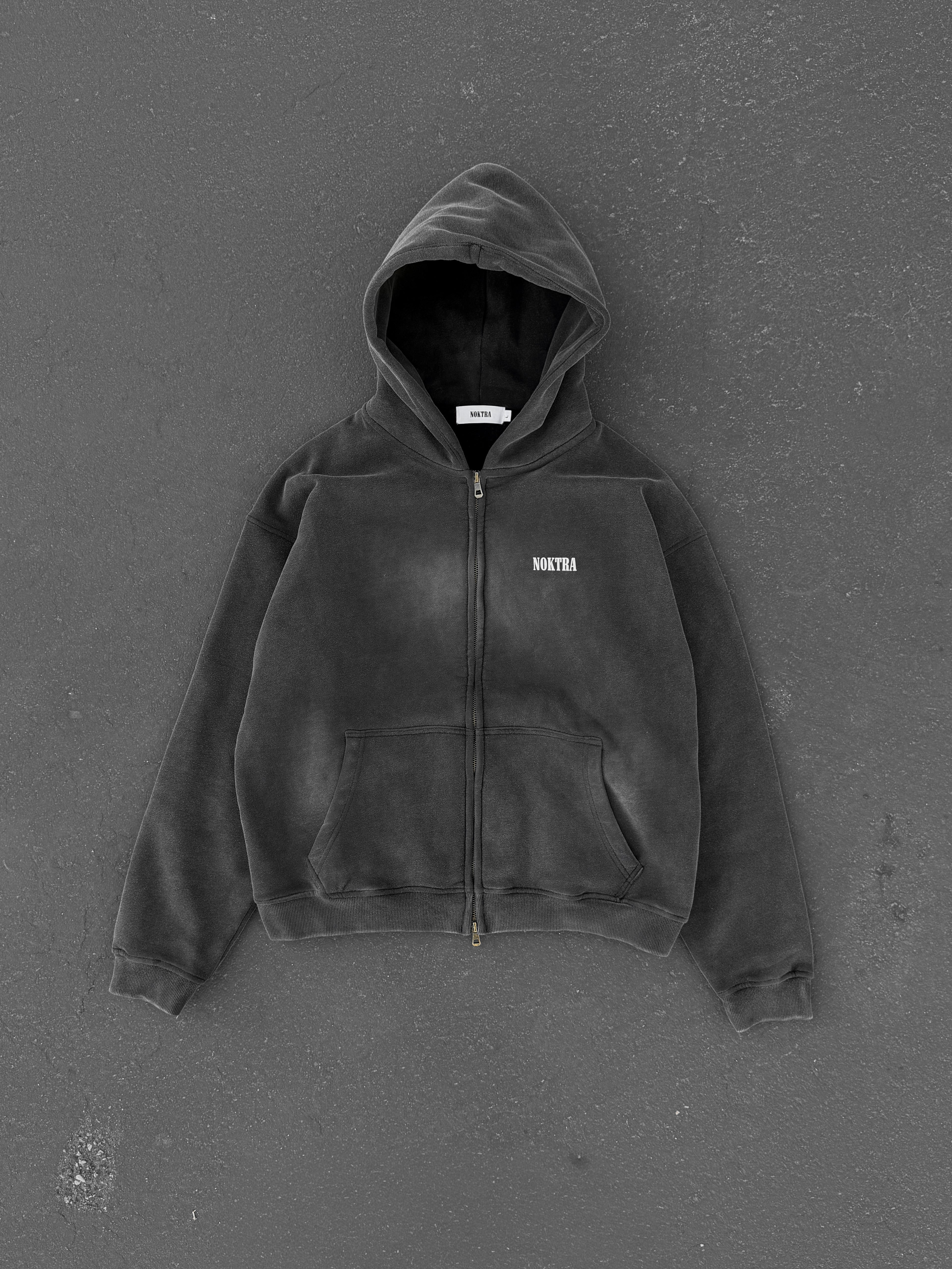 NOKTRA ZIP UP - BLACK