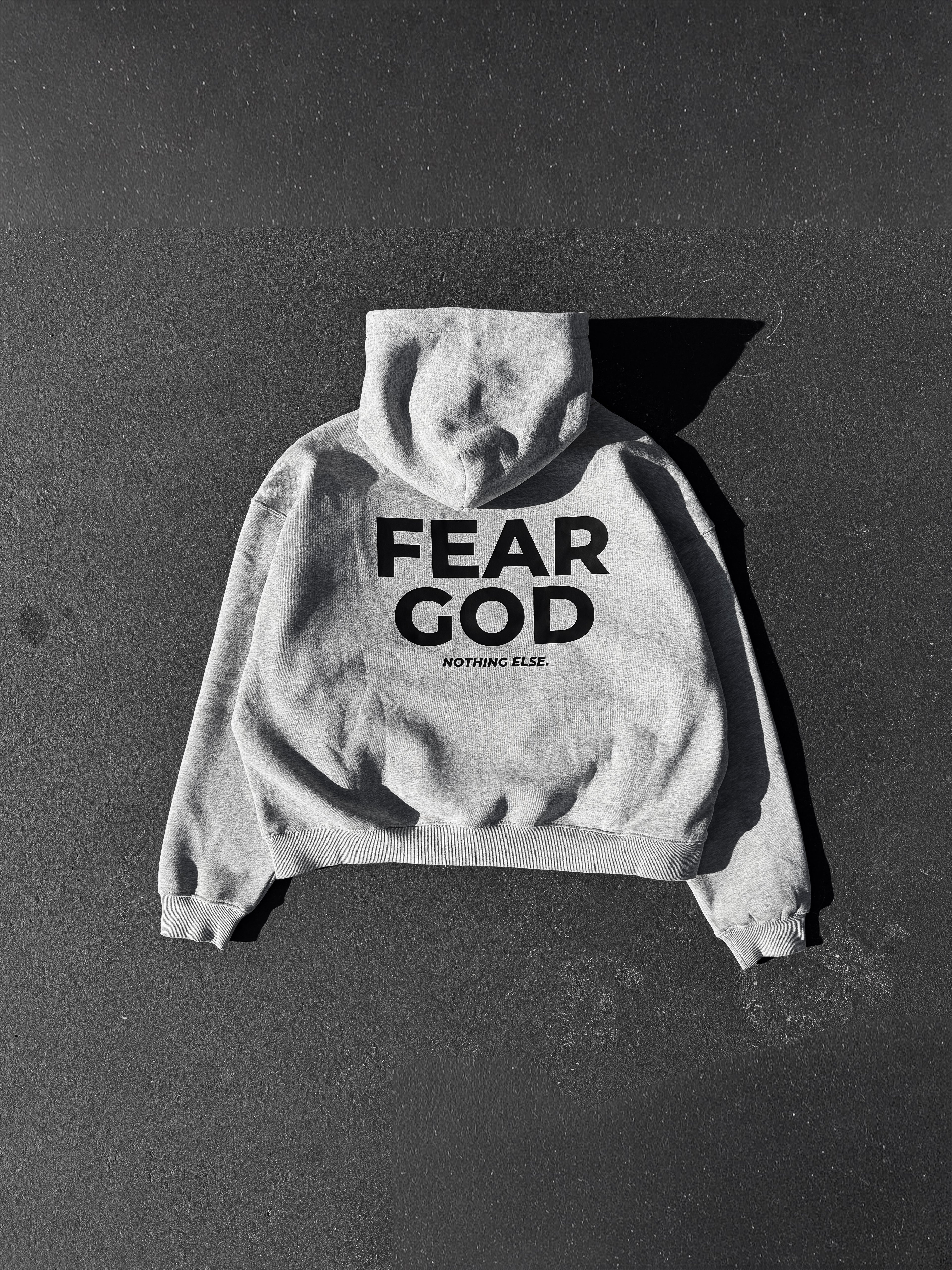 FEAR GOD HOODIE - HEATHER GREY