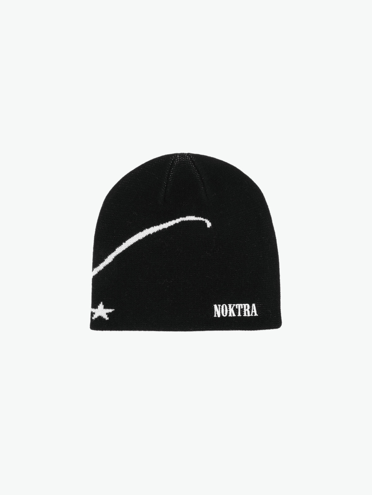 INITIAL BEANIE - BLACK
