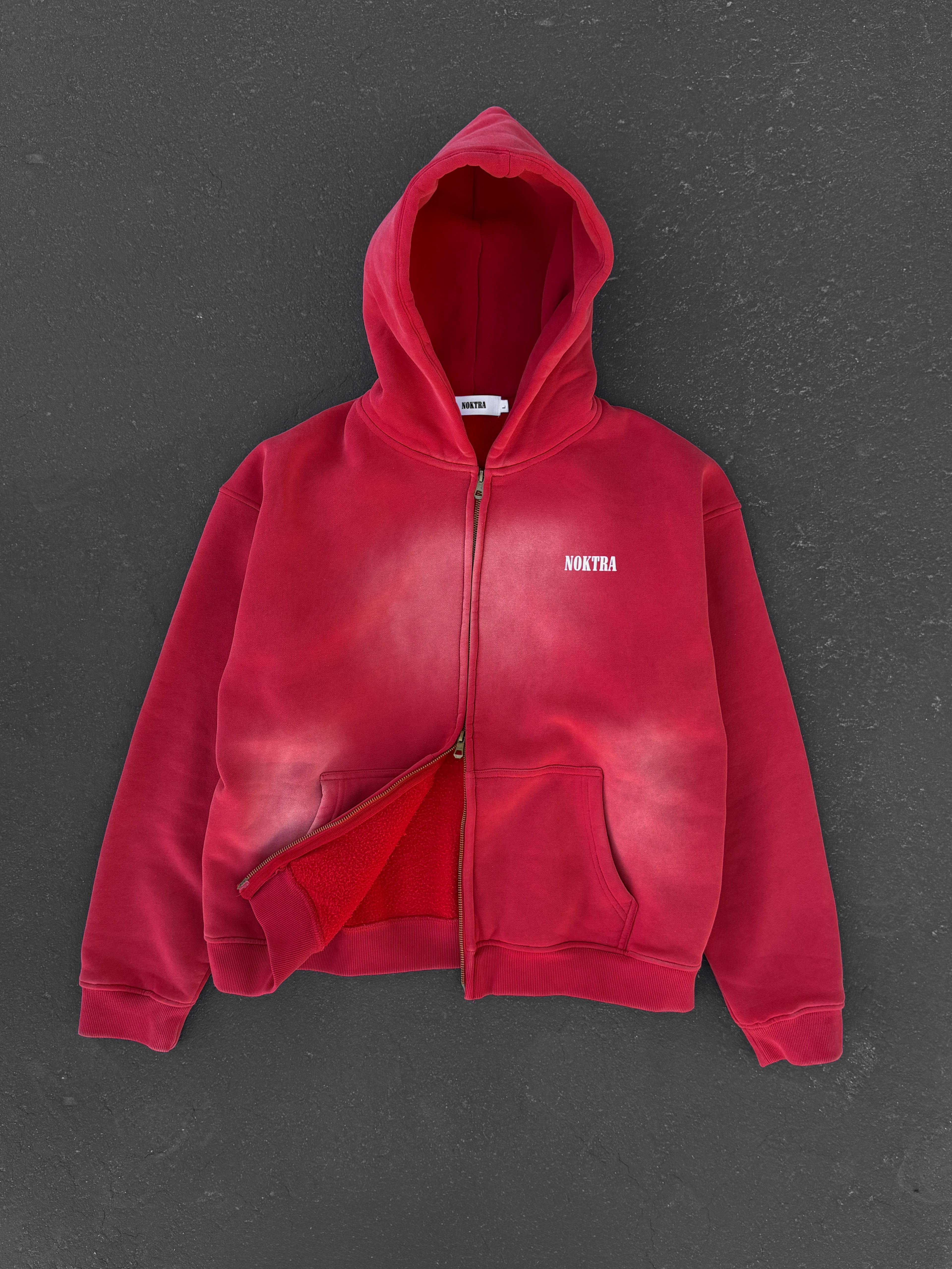 NOKTRA ZIP UP - RED