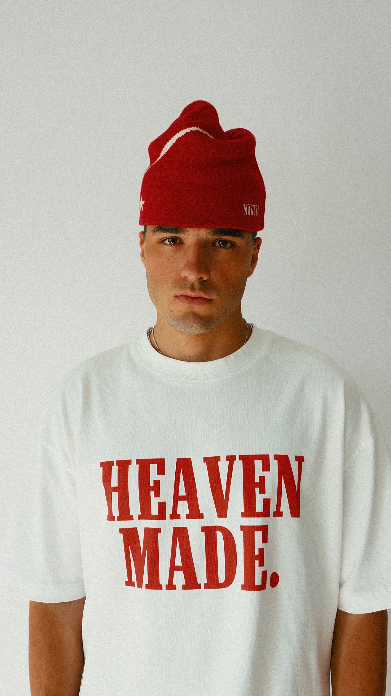INITIAL BEANIE - RED