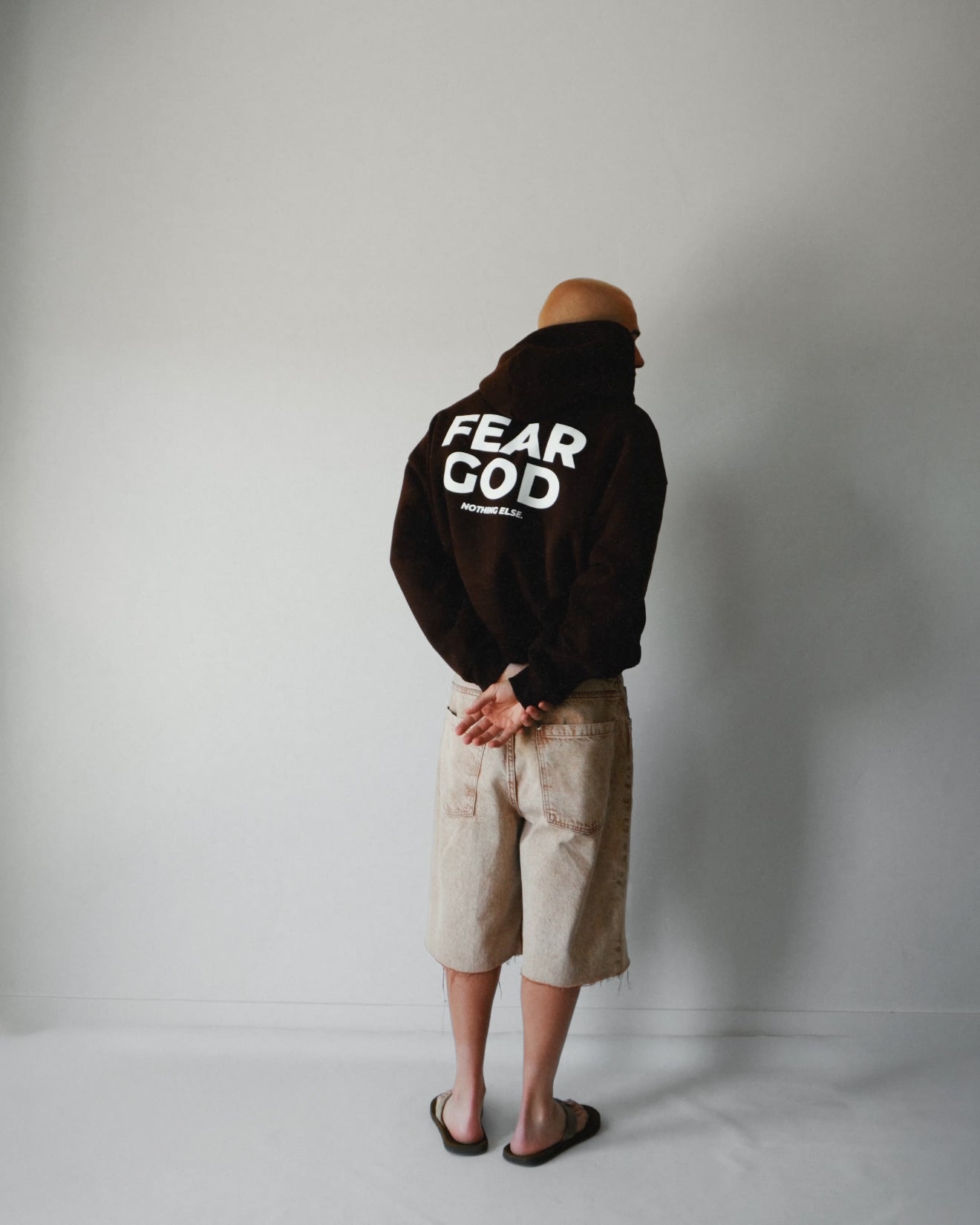 FEAR GOD HOODIE - COFFEE