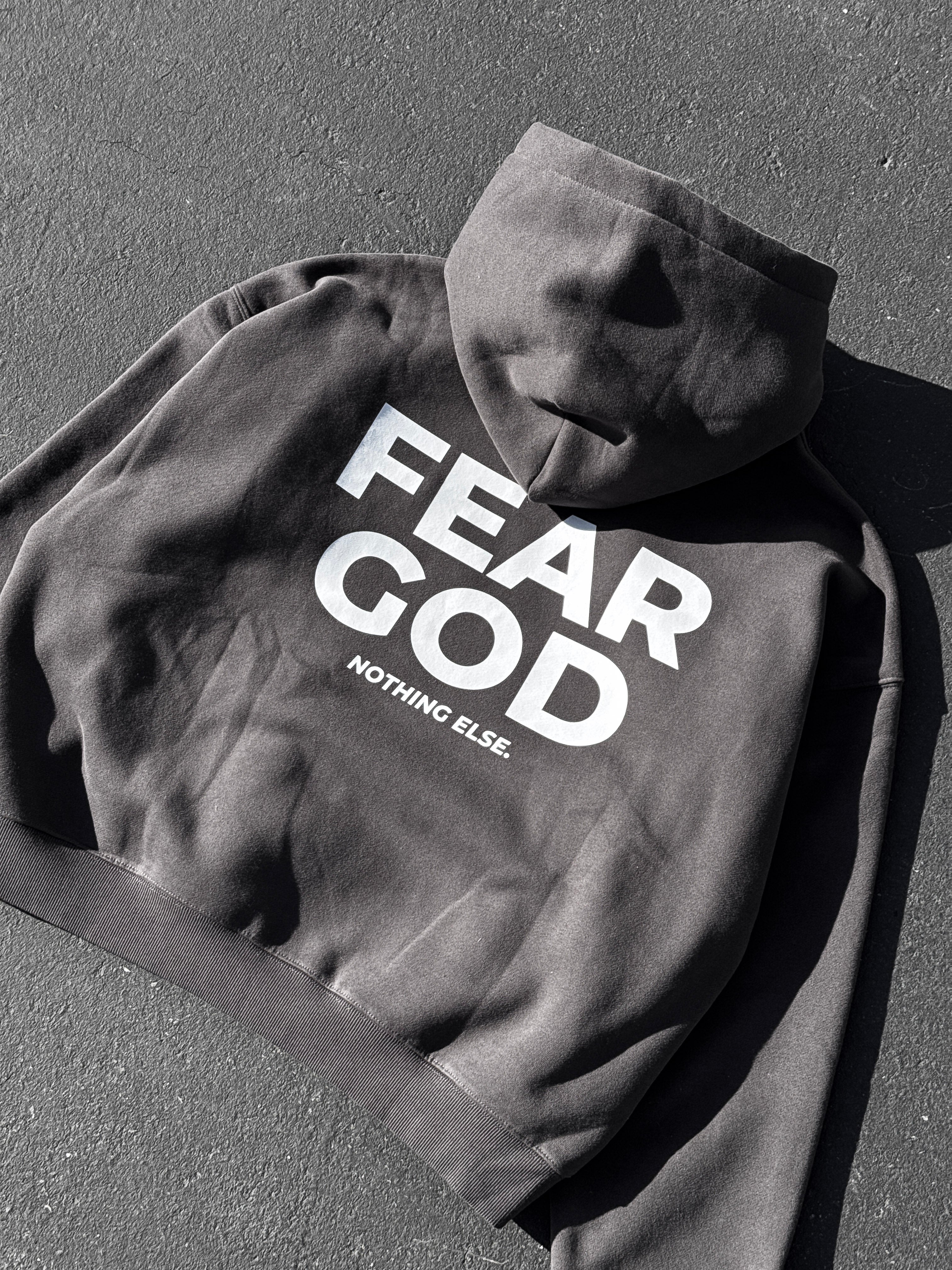 FEAR GOD HOODIE - CHARCOAL