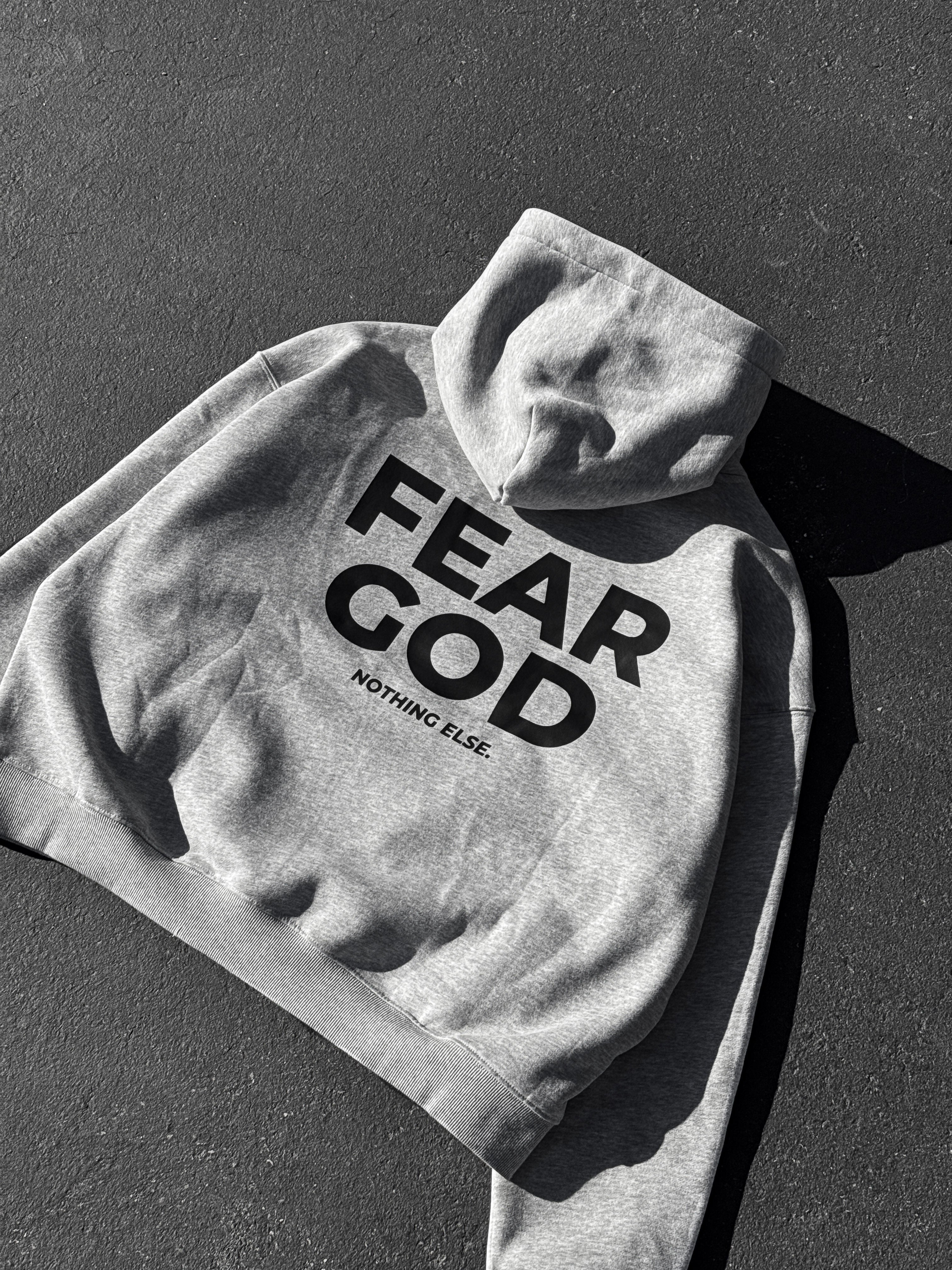 FEAR GOD HOODIE - HEATHER GREY