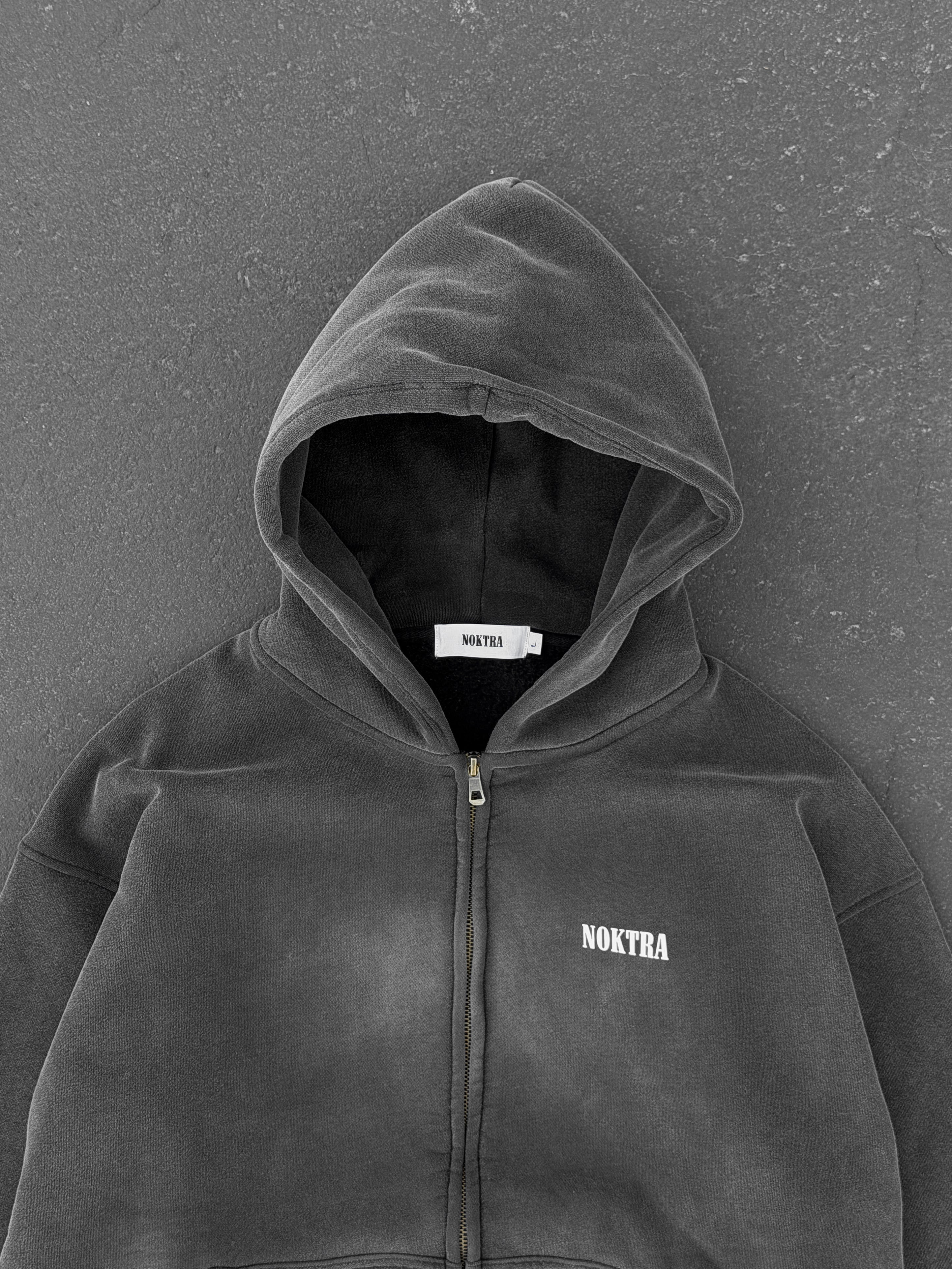 NOKTRA ZIP UP - BLACK