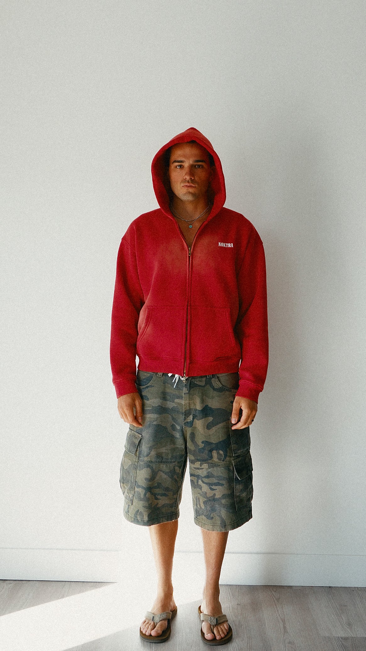 NOKTRA ZIP UP - RED