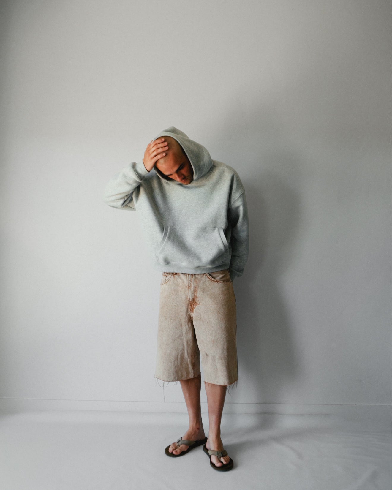 FEAR GOD HOODIE - HEATHER GREY