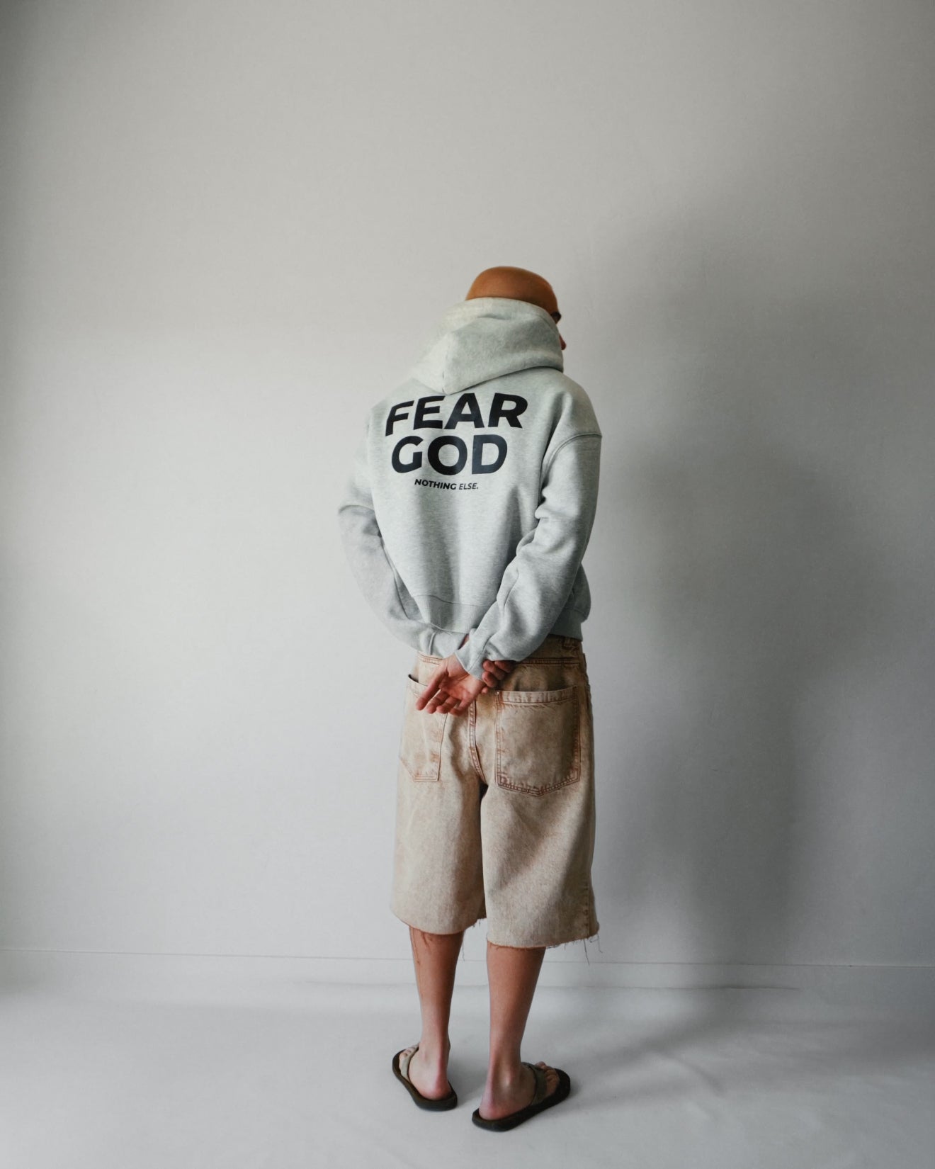 FEAR GOD HOODIE - HEATHER GREY