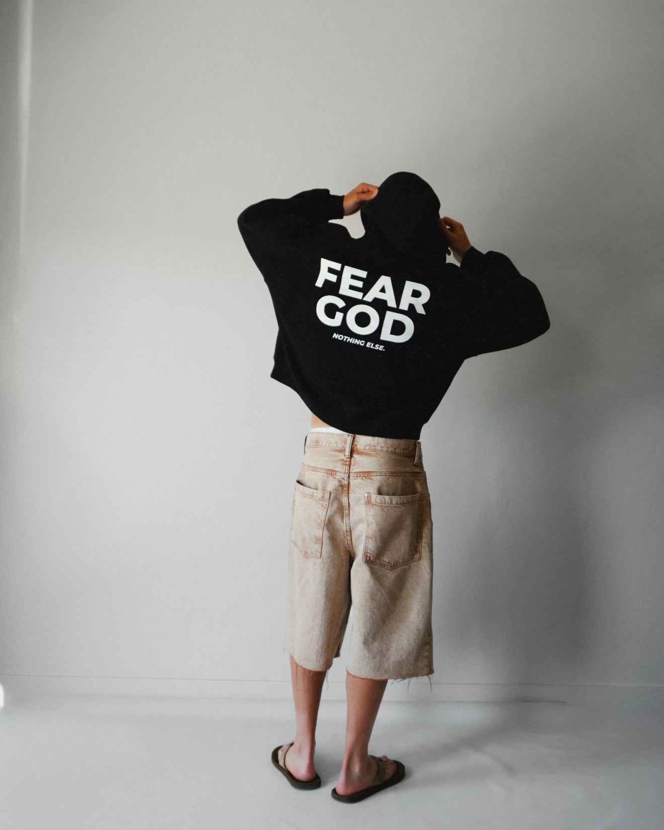 FEAR GOD HOODIE - BLACK
