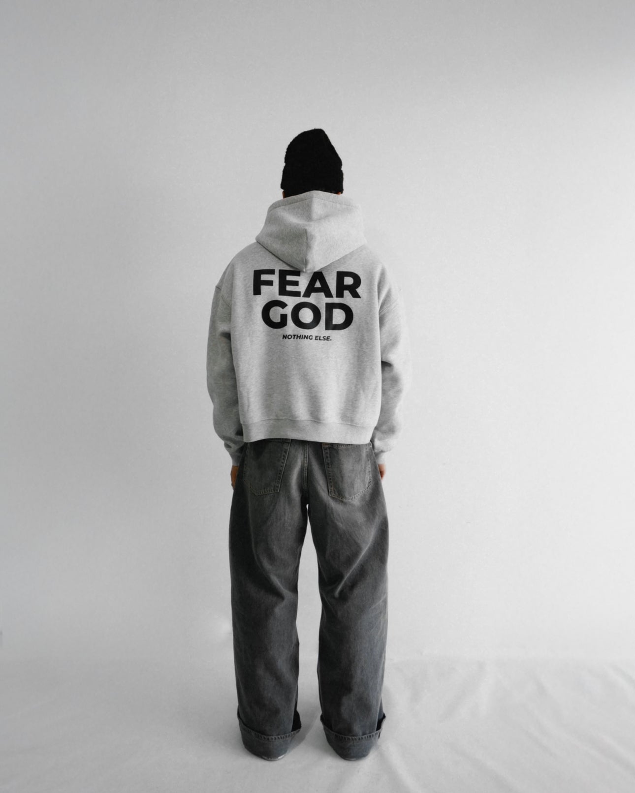FEAR GOD HOODIE - HEATHER GREY