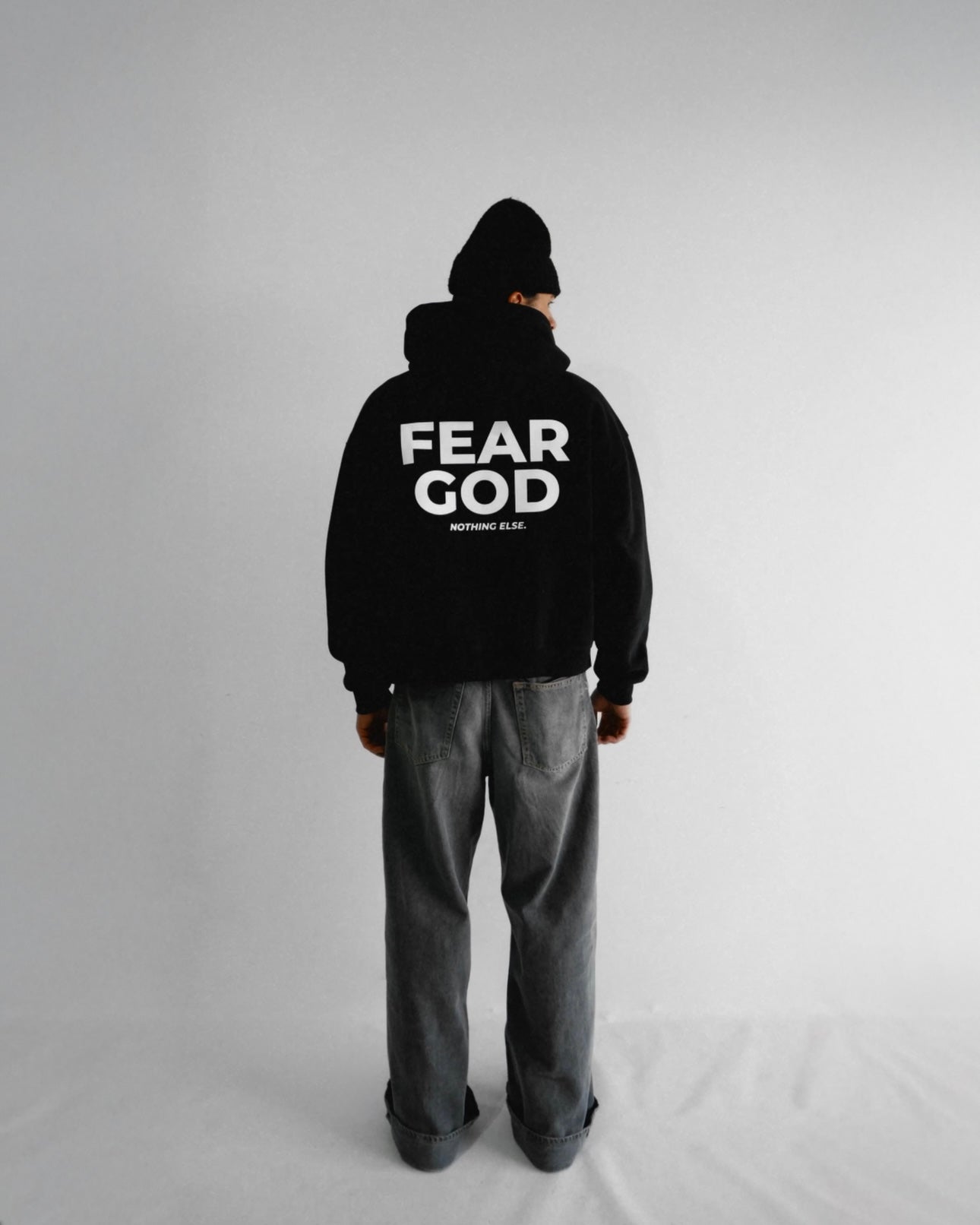 FEAR GOD HOODIE - BLACK